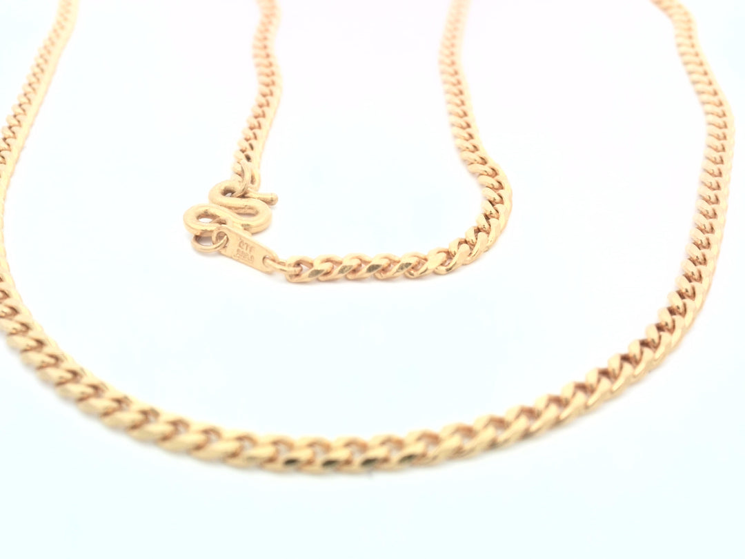 24K Gold Link Chain - Substantial 25.1g Solid Pure Gold Necklace