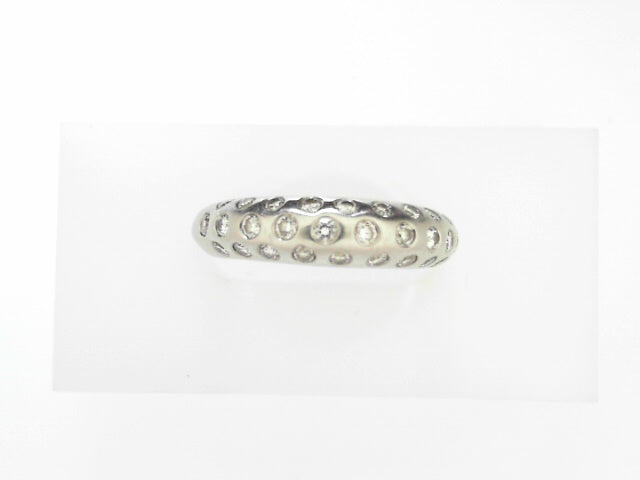 18K Gold .57ct Diamond Domed Luxury Women's Ring