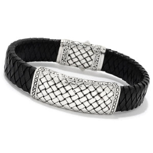 Samuel B Artisan Woven Sterling Silver Men's Bracelet