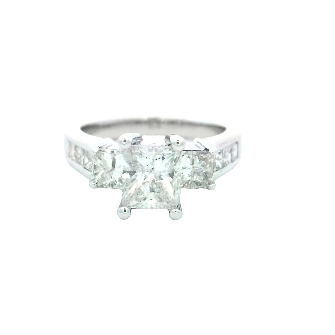 14K White Gold 1.20ct Diamond Solitaire Engagement Ring