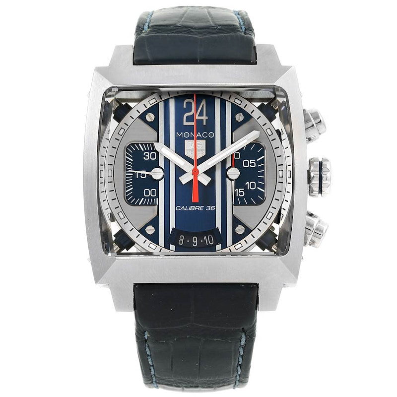 TAG Heuer Monaco 24 Steve McQueen Stainless Steel Chrono Watch