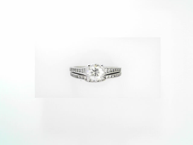14K White Gold .67ct Diamond Bridal Ring Set
