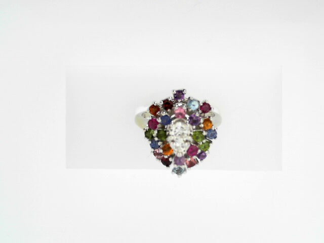 14K Multi-Color Diamond Accent Women's Ring