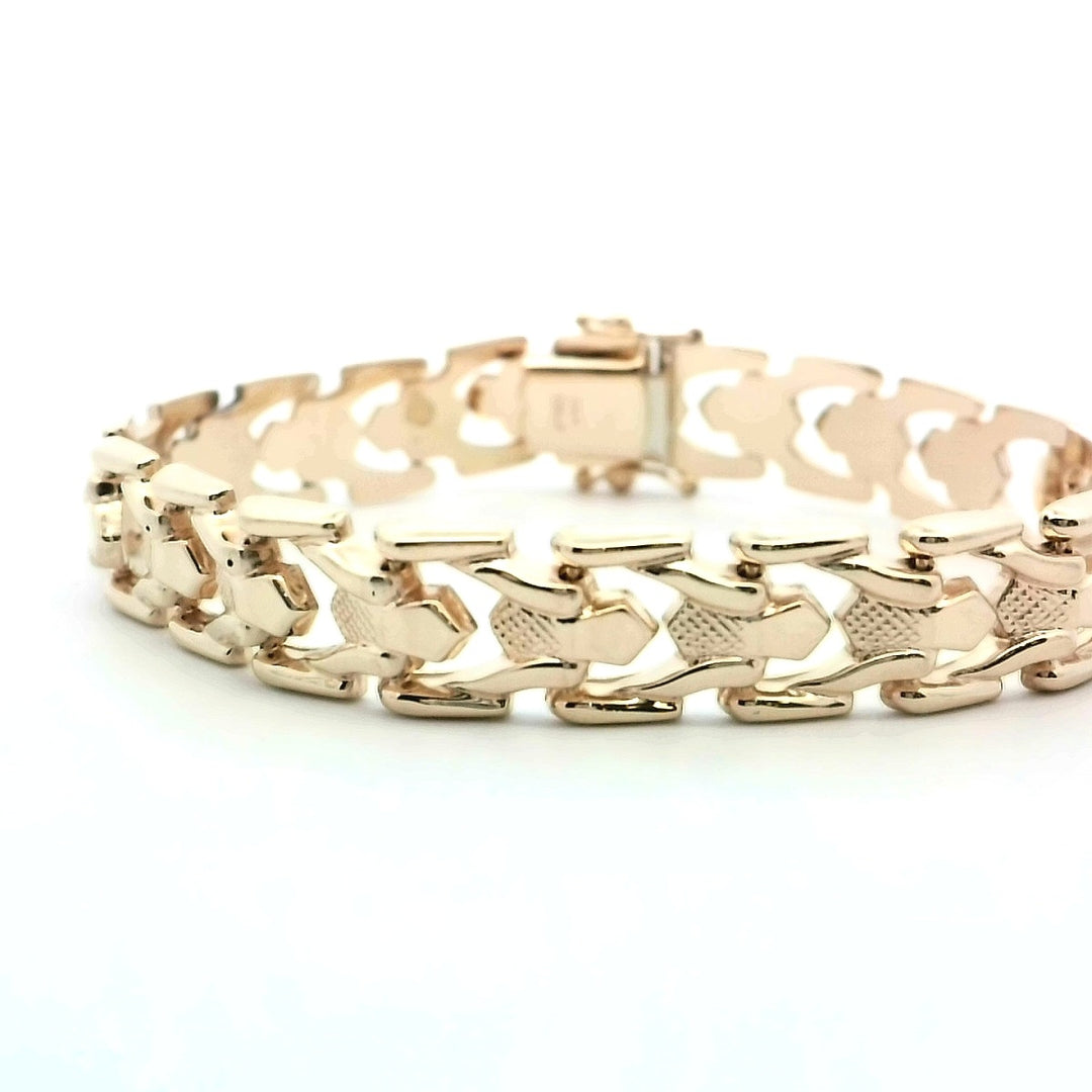 Authentic 14K Gold Vintage Bracelet - Classic Jewelry Piece