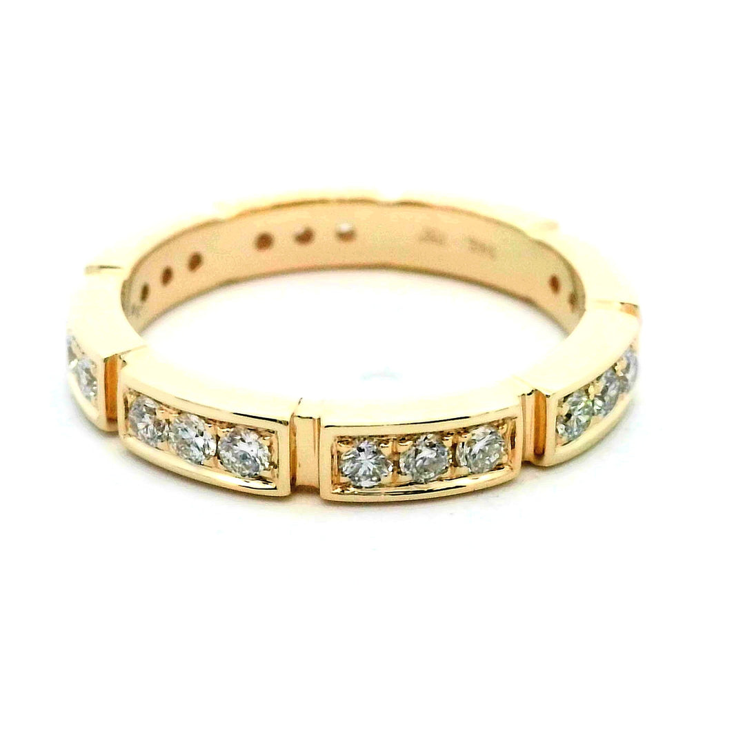 14K White Gold .45ctw Diamond Eternal Love Eternity Band