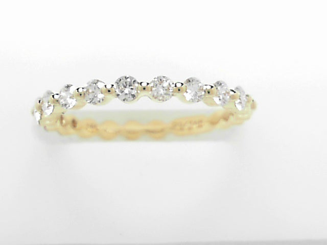 14K White Gold .50ctw VS Diamond Wedding Band Sz6
