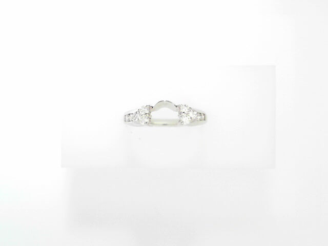 14kt Gold .33ct Diamond Ring Wrap Guard Accent