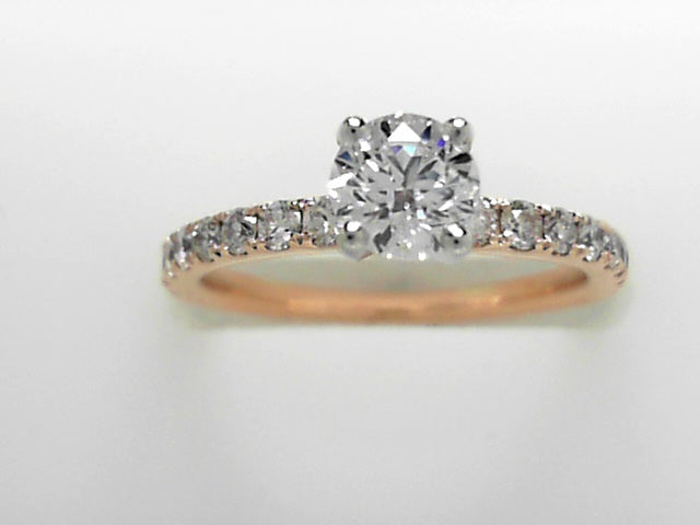 14K White Gold .60ct GIA Diamond Engagement Ring