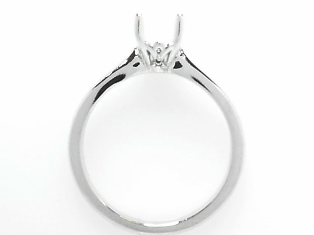 14K Gold Emerald Cut Solitaire Ring for Women
