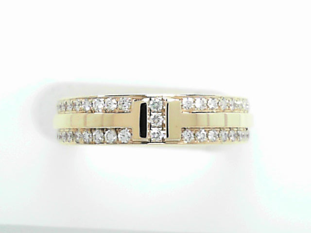 Tiffany 18K Gold .45ctw Diamond Pave Ring - Size 5