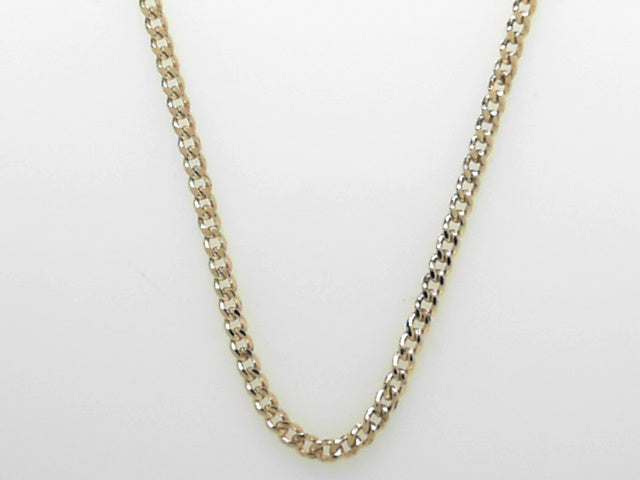 18K Solid Gold 20 Curb Link Chain Necklace Timeless Design