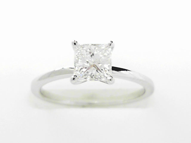 14K White Gold 0.70ct Diamond Solitaire Engagement Ring