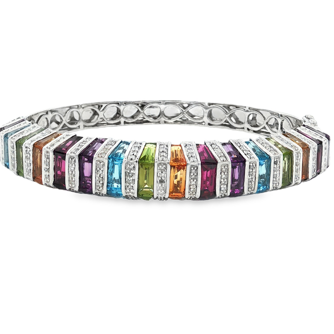 Colored Stone Bracelet