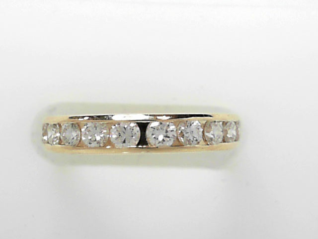 14K Gold 1ct G-H SI Diamond Eternity Band Ring Size 4.75