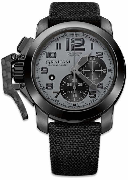 Graham Chronofighter 47mm Stainless Steel Automatic Watch