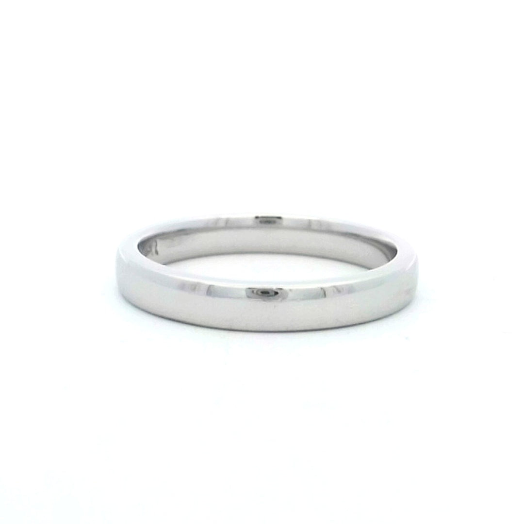 Platinum 3mm Comfort Fit Women's Wedding Band, Size 6