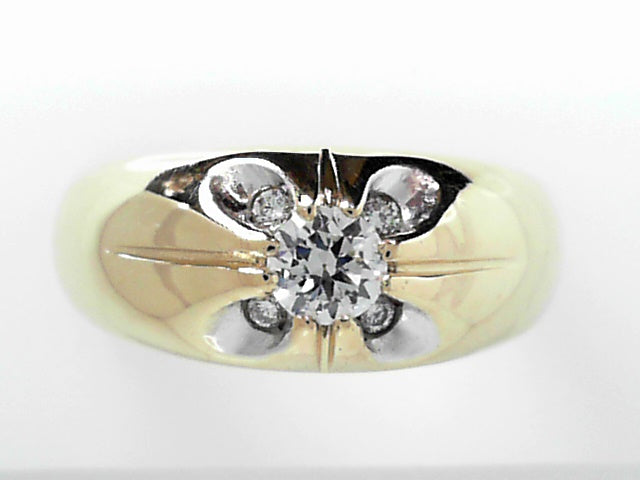 14K Gold Men's Diamond Ring | 0.50 ctw Luxury