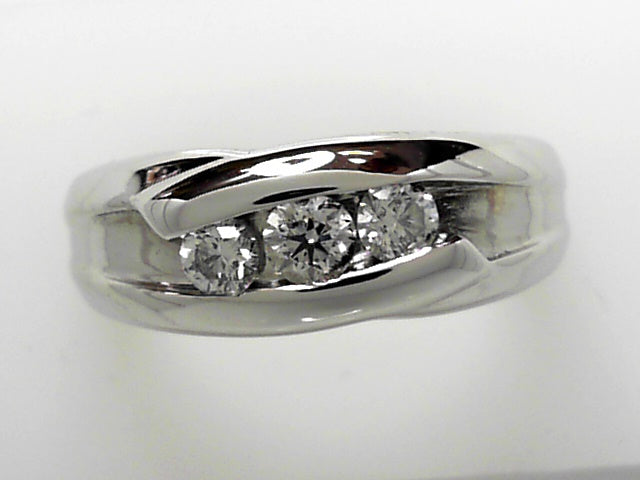 14K Gold 0.40ctw Diamond Channel Wedding Band Ring