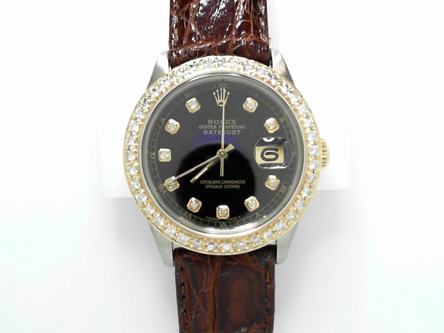 1979 Rolex Datejust 36mm Diamond Bezel Vintage Timepiece