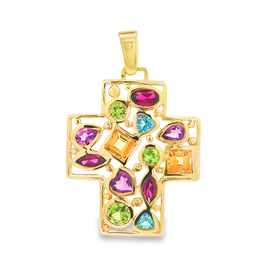 Colored Stone Pendant
