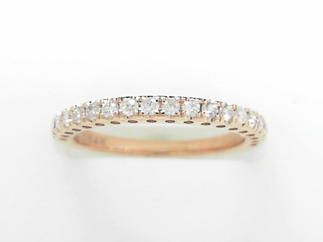 14kt Rose Gold .33ctw Diamond Half Anniversary Ring