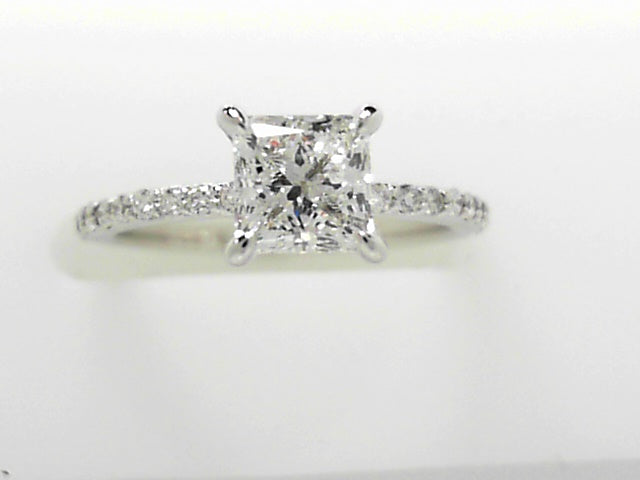 14K White Gold 1.01ct GIA Diamond Solitaire Ring