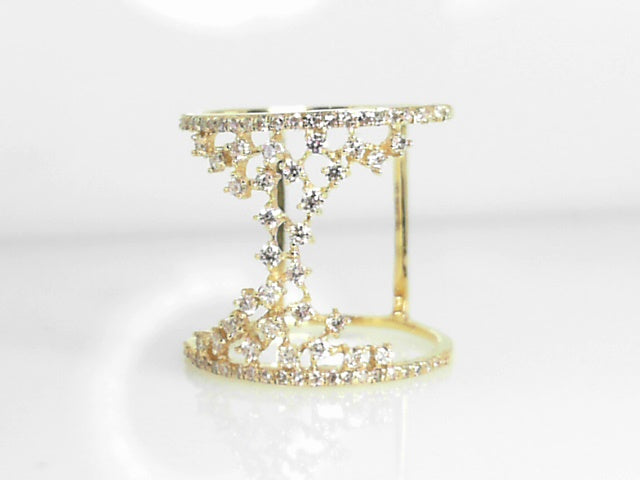 14K Gold .60ctw Diamond Fancy Women's Ring Elegance