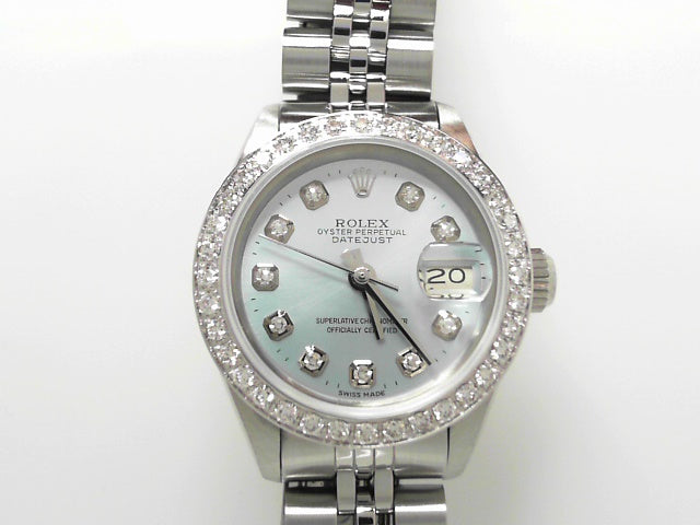 1983 Rolex Datejust 26mm Tiffany Blue Vintage Womens Watch