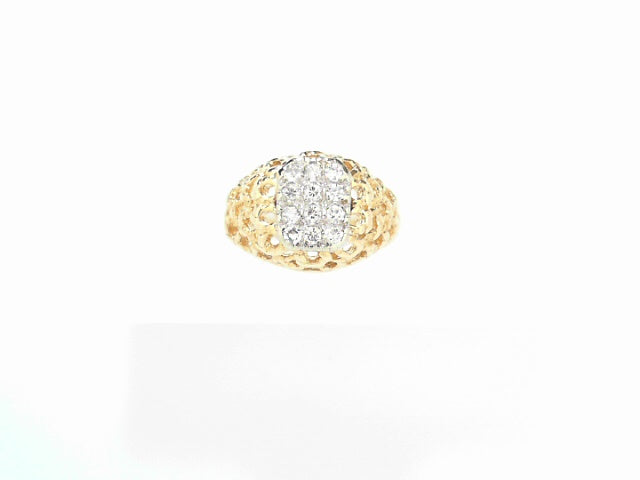 14K White Gold Men's Diamond Ring 0.25ctw Luxury Band