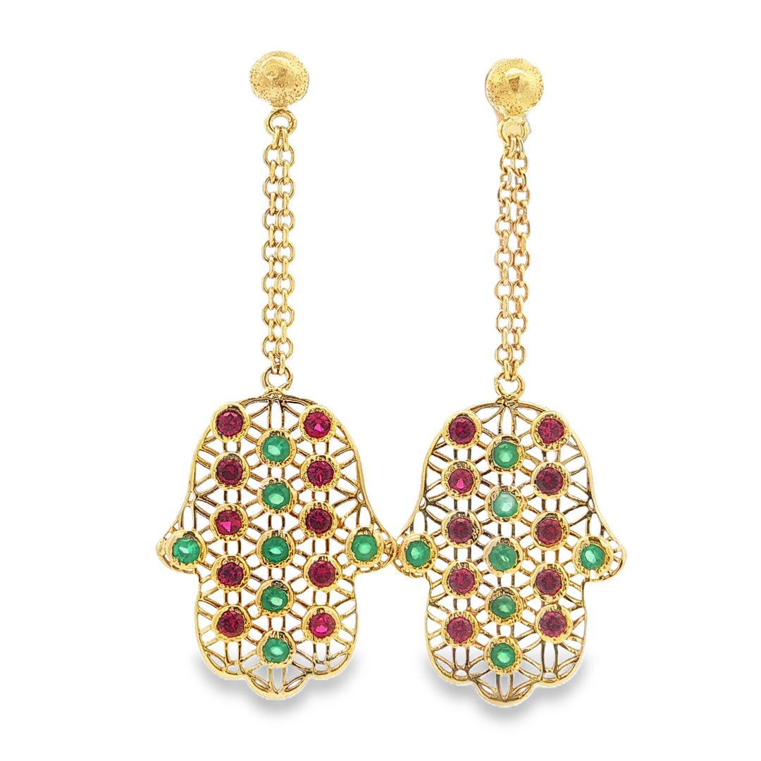 Colored Stone Earring