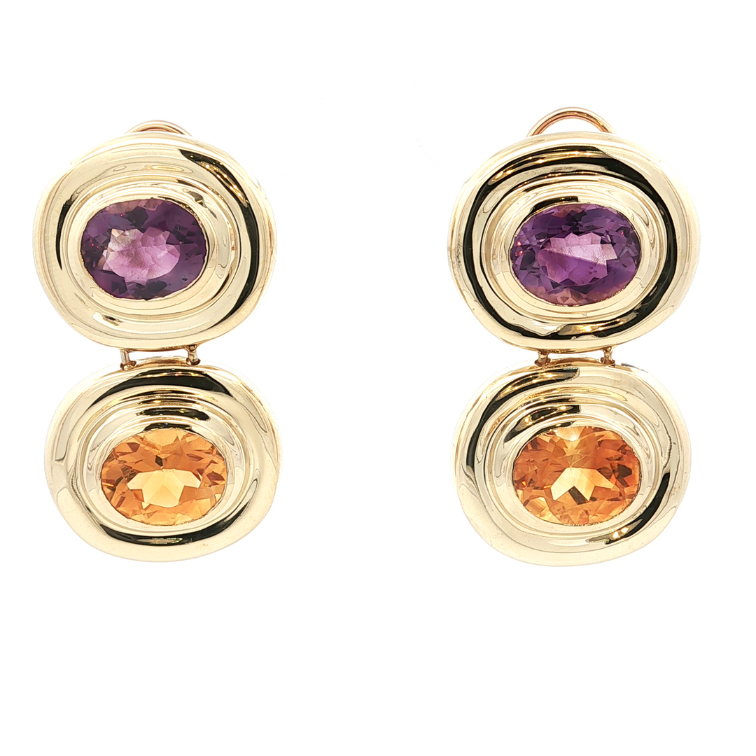 Colored Stone Earring