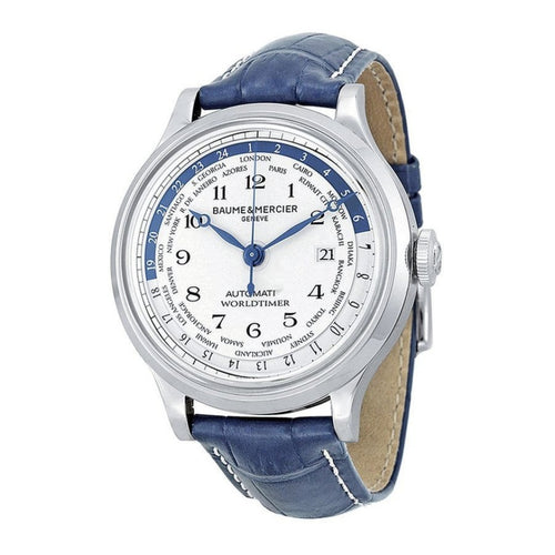 Baume & Mercier Worldtimer 44mm Automatic Luxury Mens Watch