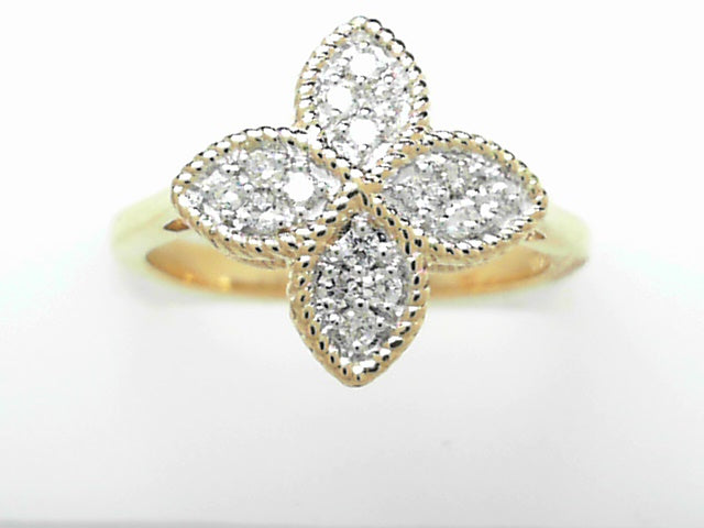 18K Gold Solitaire Diamond Ring - 0.20 Carat Elegance