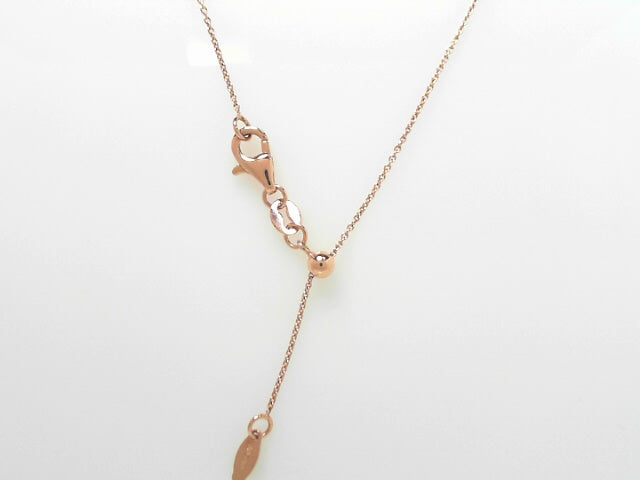 14K Rose Gold Adjustable Chain Necklace, 20 Elegant Design
