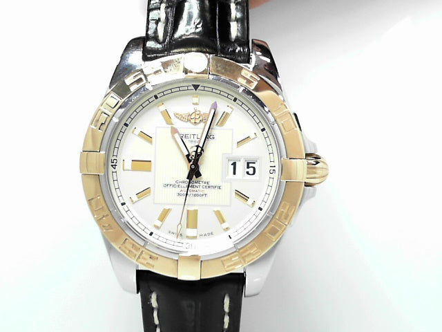 Breitling Cockpit 41mm Gold & Steel Luxury Sport Watch