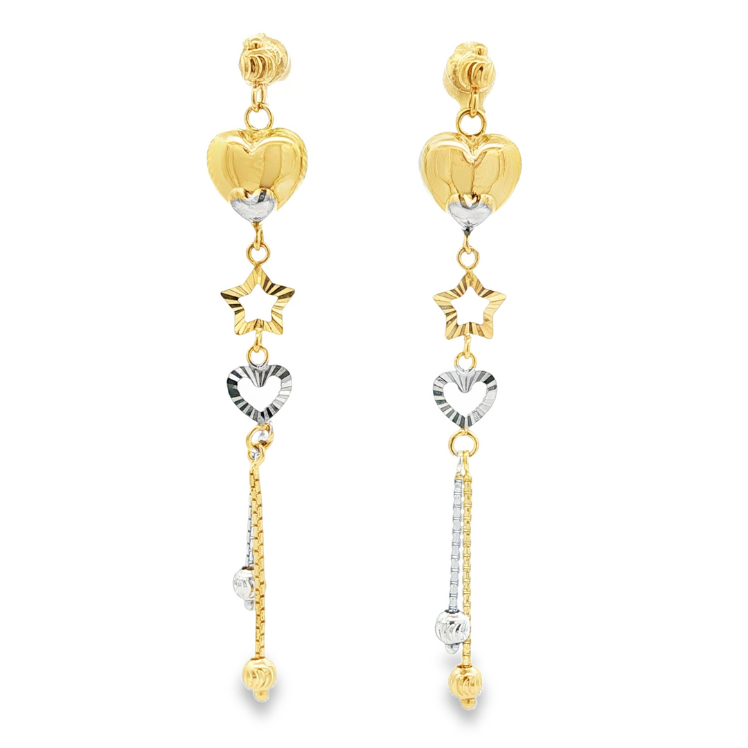 Precious Metal (No Stones) Earring