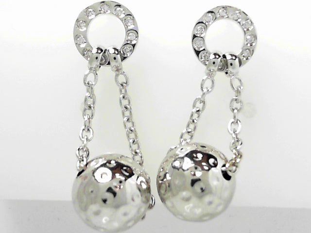 Refined 18K Gold Diamond Drop Earrings by Baraka