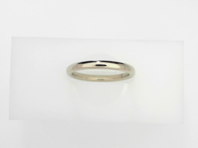 Platinum Half Round Women's Wedding Band 2.2mm
