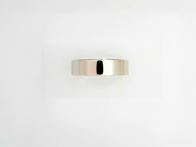 Tiffany & Co. Platinum 6mm Men's Wedding Band Ring, Size 10