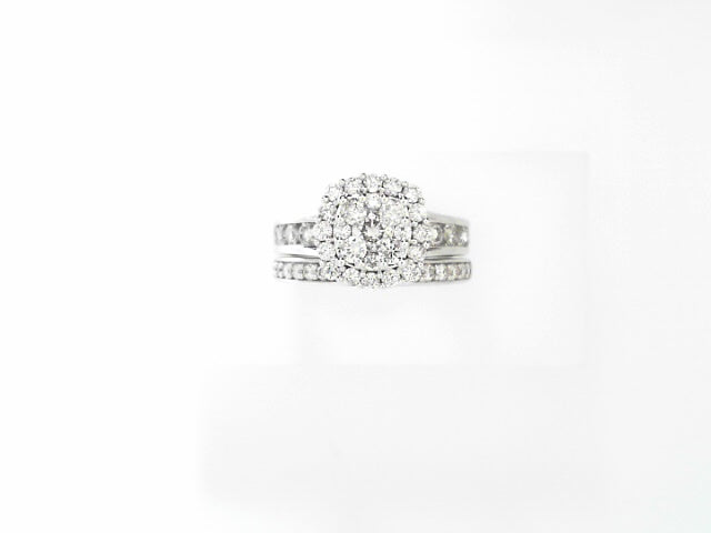 14K Gold 2.25ctw Round Diamond Bridal Ring Set