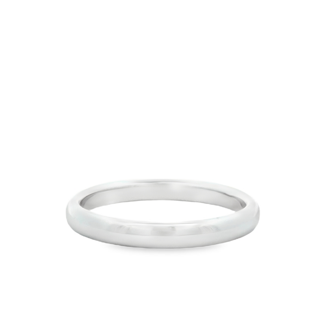 Precious Metal (No Stones) Wedding Bands - Men'