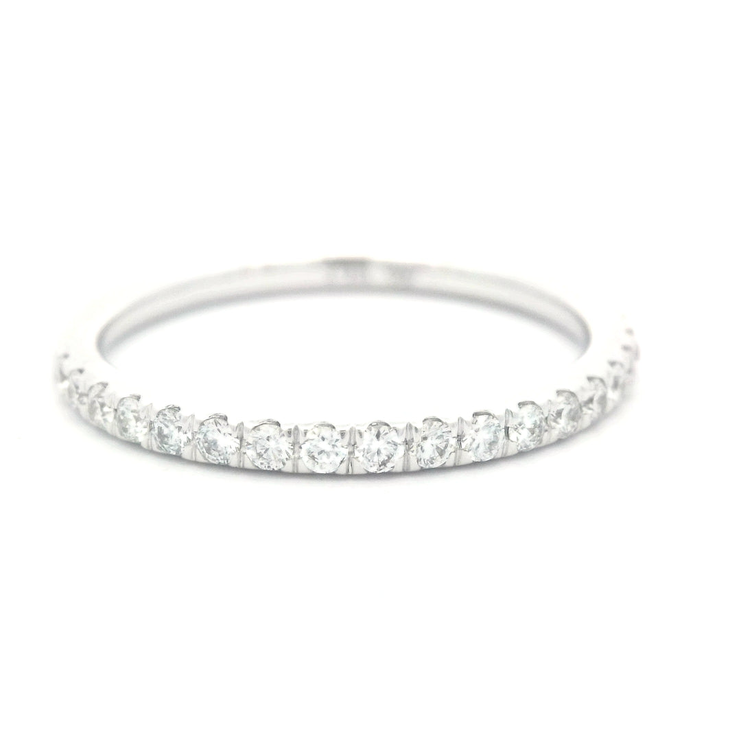 14K White Gold .26ctw Diamond Half Anniversary Ring