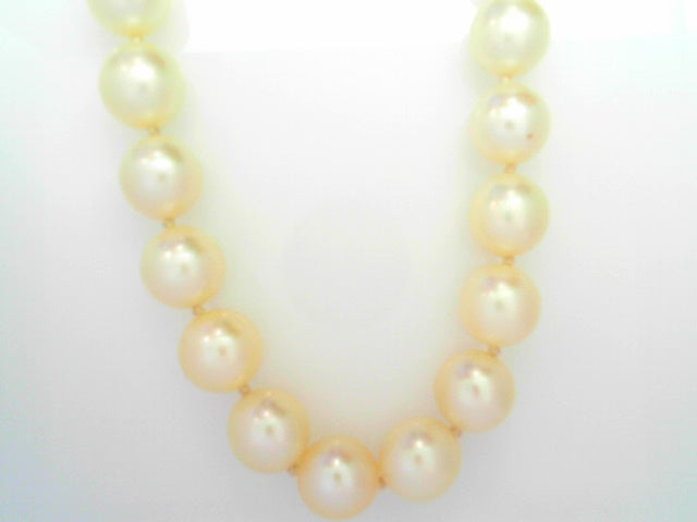 Classic 16 Cultured Pearl Strand Necklace, 9mm Luminous Pearls