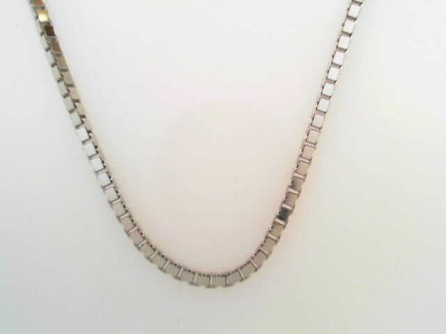 14kt Gold Box Chain Necklace | Delicate 16 Everyday Accessory