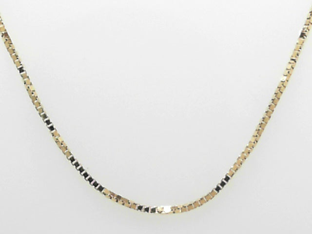 14K Gold Classic 16.5mm Box Chain Necklace