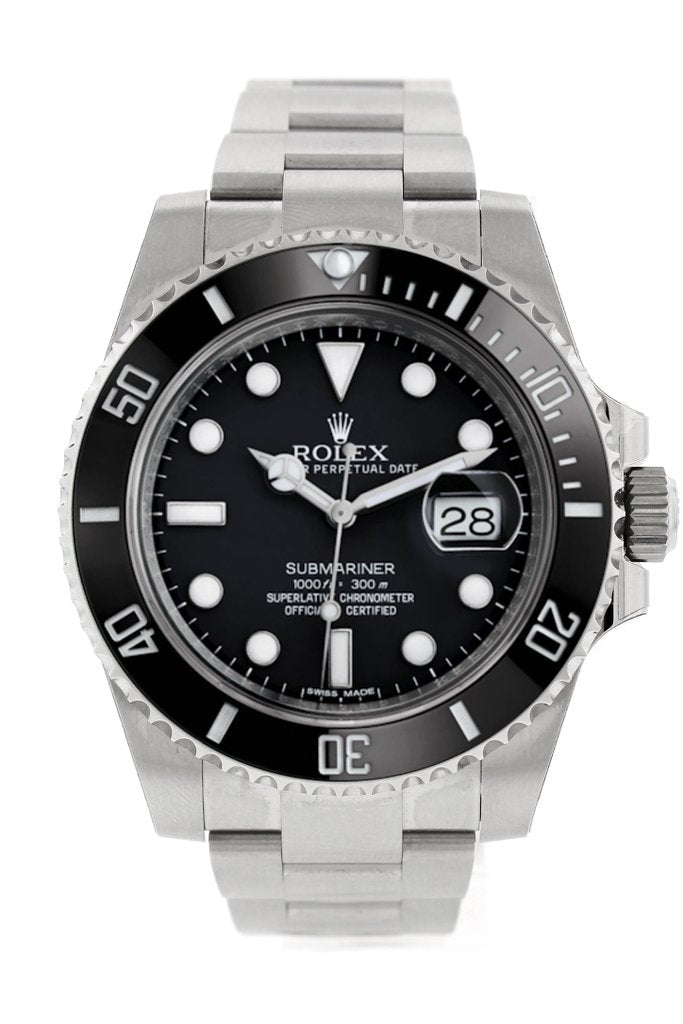 2013 Rolex Submariner 116610 Ceramic Dive Watch Full Set