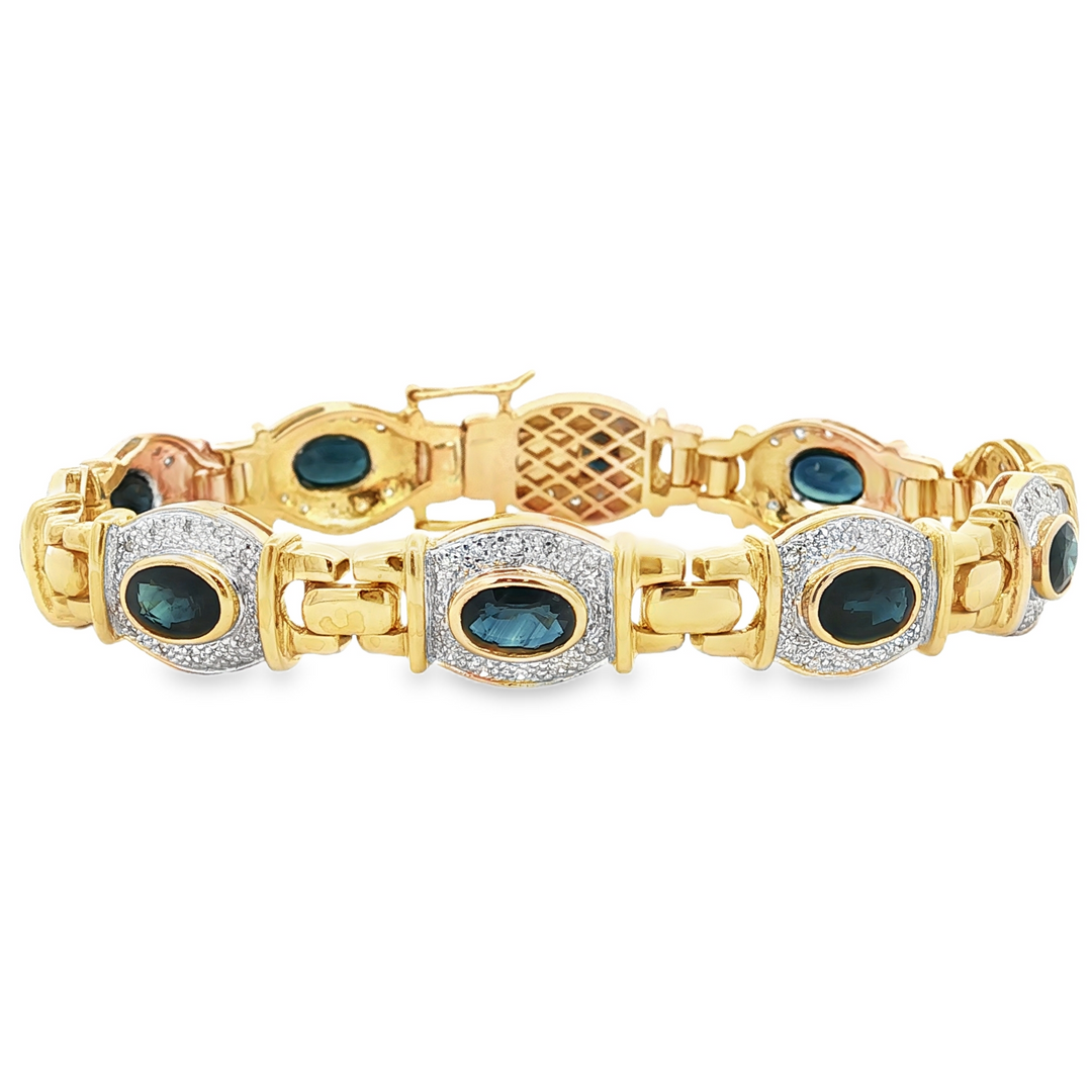 Colored Stone Bracelet
