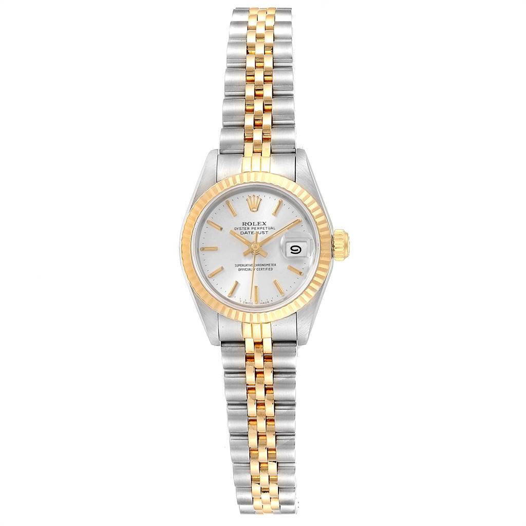 Vintage 18k Two-Tone Rolex Datejust Women's Dress Watch 26mm