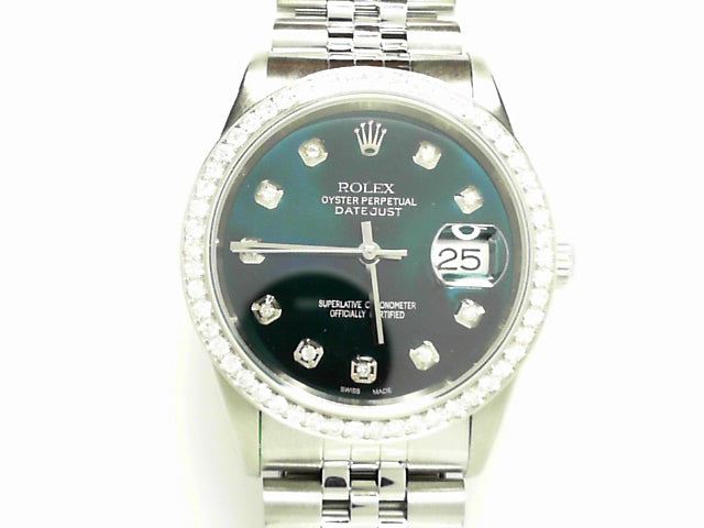 1995 Rolex Datejust 36mm Diamond Dial Luxury Timepiece