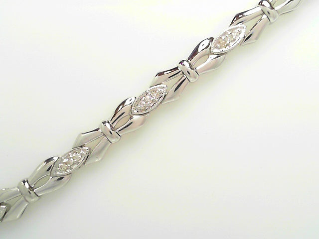 14K Gold Brilliant Diamond Tennis Bracelet (.50ctw)